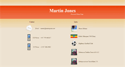 Desktop Screenshot of martinjones.net